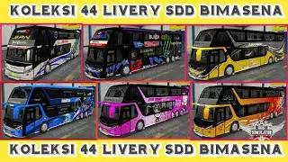 Kumpulan 44 Livery Bus SDD BIMASENA - Bus Simulator Indonesia