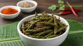 Chatpata Instant Hari Mirch Ka Achar recipe |Green Chilli instant pickle recipe #recipe #vlog #achar
