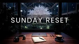 Sunday Reset Jazz: Late Night Luxury Apartment 🌌 Relax & Prepare for Monday (4K)