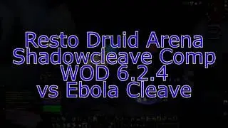 [WOD]Resto Druid Arena | Shadowcleave vs Ebola cleave