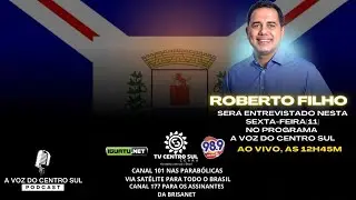 Prefeito eleito de Iguatu, Roberto Filho ao vivo ! - (10/10/2024)