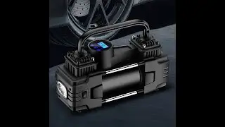 Hướng Dẫn Sử Dụng M&aacute;y Bơm Lốp &Ocirc; T&ocirc; 2 Xilanh Air Compressor Đồng Hồ Điện Tử [0961.562.386].