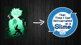 Deku in That time i got reincarnated as a slime Texting Story Part 1