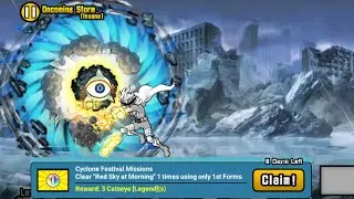Thunder Jack First Form vs The Perfect Cyclone | The Battle Cats
