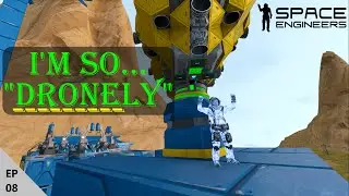 Новый грузовой дрон с искусственным интеллектом S2E08 — Space Engineers