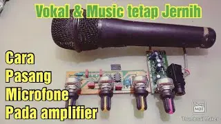 Cara pasang pre amp mic pada tone control ic jrc 4558