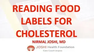 Reading Food Labels for Cholesterol. DR. NIRMAL JOSHI  MD 1Drop of Knowledge. 1 Minute Health Videos