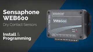 Sensaphone WEB600 Dry Contact Sensor Installation and Programming