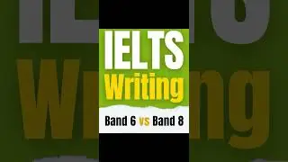IELTS WRITING 2026. BAND 6 VS BAND 8 #shorts #trending #youtubeshorts