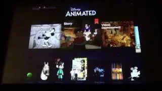 Презентация приложения Disney Animated для iPad на фестивале анимации Walt Disney Feature Animati...