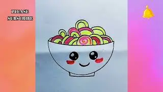 Easy spaghetti drawing.How to draw noodles drawing step by step.#maggie #noodles #Spaghetti.