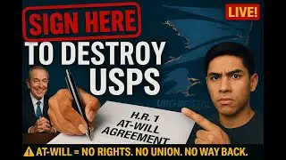 🔥The Trap Is Set: How H.R. 1 Will Privatize USPS Without Firing a Single Employee
