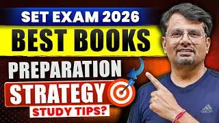 Best Books for SET Exam 2026 | Preparation Strategy | Study Tips | By GP Sir