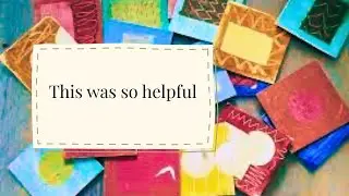Use tiny paper collage to explore colour, texture, pattern & composition for textile mixed media art