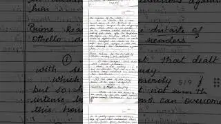 Ac Bradley  Lecture 5 Othello Periyar University I M.A Shakespeare Studies notes