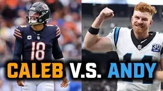 Caleb Williams, Bears Face Andy Dalton and Panthers