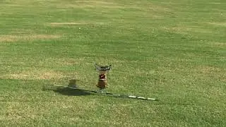 Tareq Alsaadi new job !! trimming the grass with  sab Goblin 570 sport !!