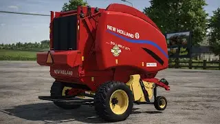 New Holland and Case IH Roll Belt Round Balers - FS25 Mods | Full Conversion