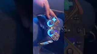 Контроллер Eswap X Pro с синей светодиодной подсветкой и кристаллами, Xbox навсегда!