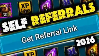 MAXIMUM REWARDS! The BEST Way to do SELF REFERRALS in 2026 | RAID Shadow Legends