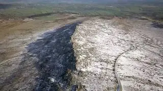 Flying over the Cornish moors