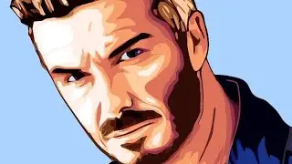 David Beckham Portrait