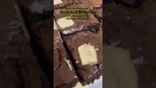 Assorted Brownies 🍫🔥 So Soft & Fudgy! | Order Now from Zech Crumbs#AssortedBrownies #BrownieLovers