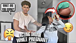 ACTING Drunk WHILE PREGNANT To See How My Boyfriend Reacts...