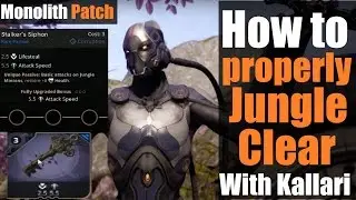 ►Kallari Jungle Guide: Monolith Patch | How to properly Jungle Clear & Best Route | Paragon
