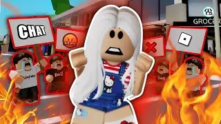 INVADI O PROTESTO DO BROOKHAVEN E...‼️😨 - Chat Proibido