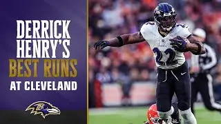 Highlights: Derrick Henry's Top Plays at Browns | Baltimore Ravens
