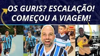 REFORÇOS: COMEÇOU A VIAGEM! | | ESCALAÇÃO DO GRÊMIO: OS GURIS? 