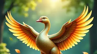 The Golden Goose|German story in German language with English translation 