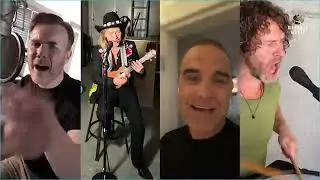 VIDEO GARY BARLOW MARK OWEN HOWARD DONALD MEERKAT MUSIC YOUTUBE 20 DE MAYO 2020  RULE THE WORLD 
