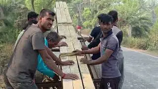 Electric pcc pole loading for transportation