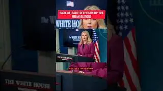 Karoline Leavitt Revives Trump-Era Media Relations #shorts #usanews #uspolitics #usanews