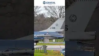 F-16 Fighting Falcon cleared for take off #airforce #military #shorts
