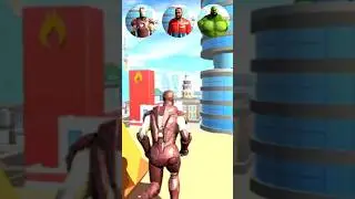 Indian bike driving 3D 💥 All characters jump challenge 🤯 GTA India #challenge #ibd3d  #gta5  #shorts