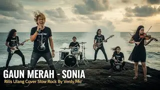 Gaun Merah &ndash; Sonia | Slow Rock Cover Pria Penuh Emosi &ndash; Venly Mo&rsquo; (Request Bu Rina)