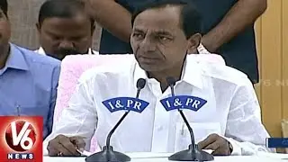 CM KCR Fires On Opposition Leaders Over BC Reservations Issue | KCR Press Meet | V6 News