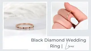 Black Diamond Wedding Ring | Rosados Box Lenox Black Diamond Wedding Band