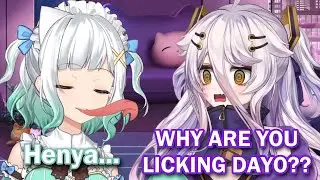 Mint licking everything Henya 【Maid Mint Fantome + VSHOJO】