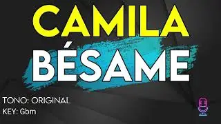 Camila - Bésame - Karaoke Instrumental