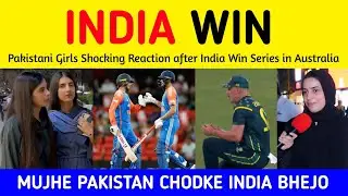 Pak Girls Reaction after India Win Series Vs Australia | Pak Girls Reaction on India Win