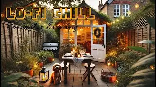 LOFI Backyard Sunset 🌇 Good Mood Vibes  🍃 Cozy Backyard  🛋️  Study & Work ☕  [Hip Hop Mix Track]