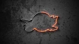 Metal fire logo animation intro video