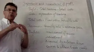 Importance and measurement of profit