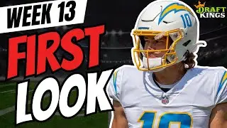 NFL Week 13 DraftKings First Look Lineup | NFL DFS Picks