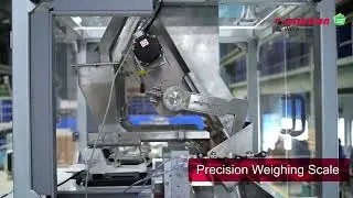 High Speed Rice Packaging machine | Quad Pack Pouches - Rovema India