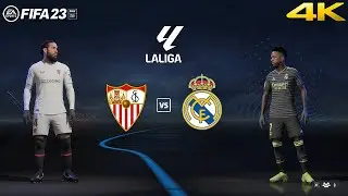 FIFA 23 - Sevilla vs. Real Madrid - Sergio Ramos Bellingham Vini Jr. - La Liga 23/24 | PC [4K60]